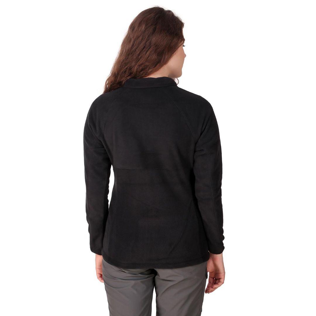 Columbia Women Black Basin Trail Fleece Full Zip