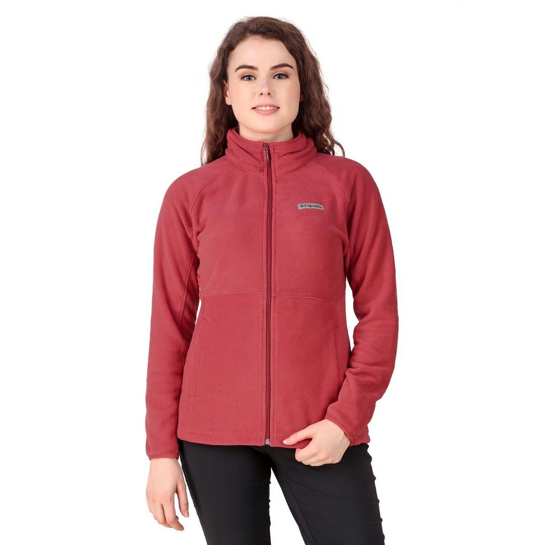 Columbia Women Red Basin Trail Fleece Full Zip