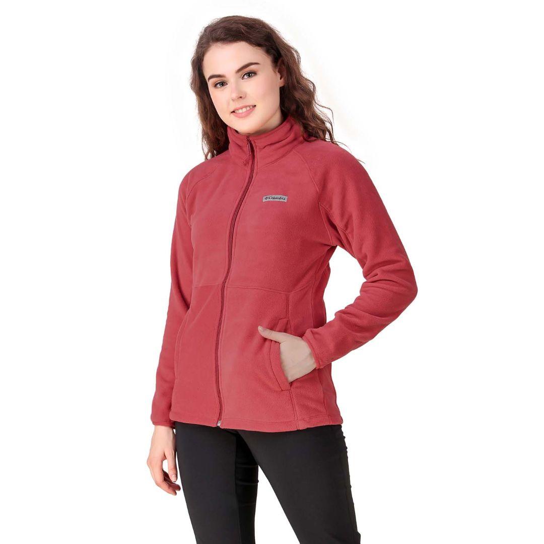 Columbia Women Red Basin Trail Fleece Full Zip
