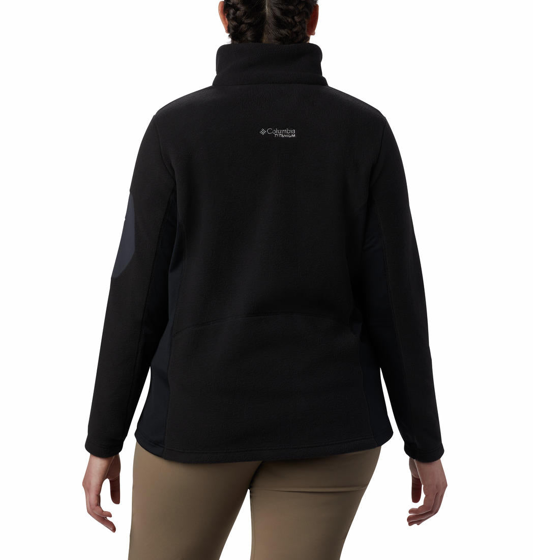 Columbia Women Black Titan Pass 2.0 II Fleece Jacket