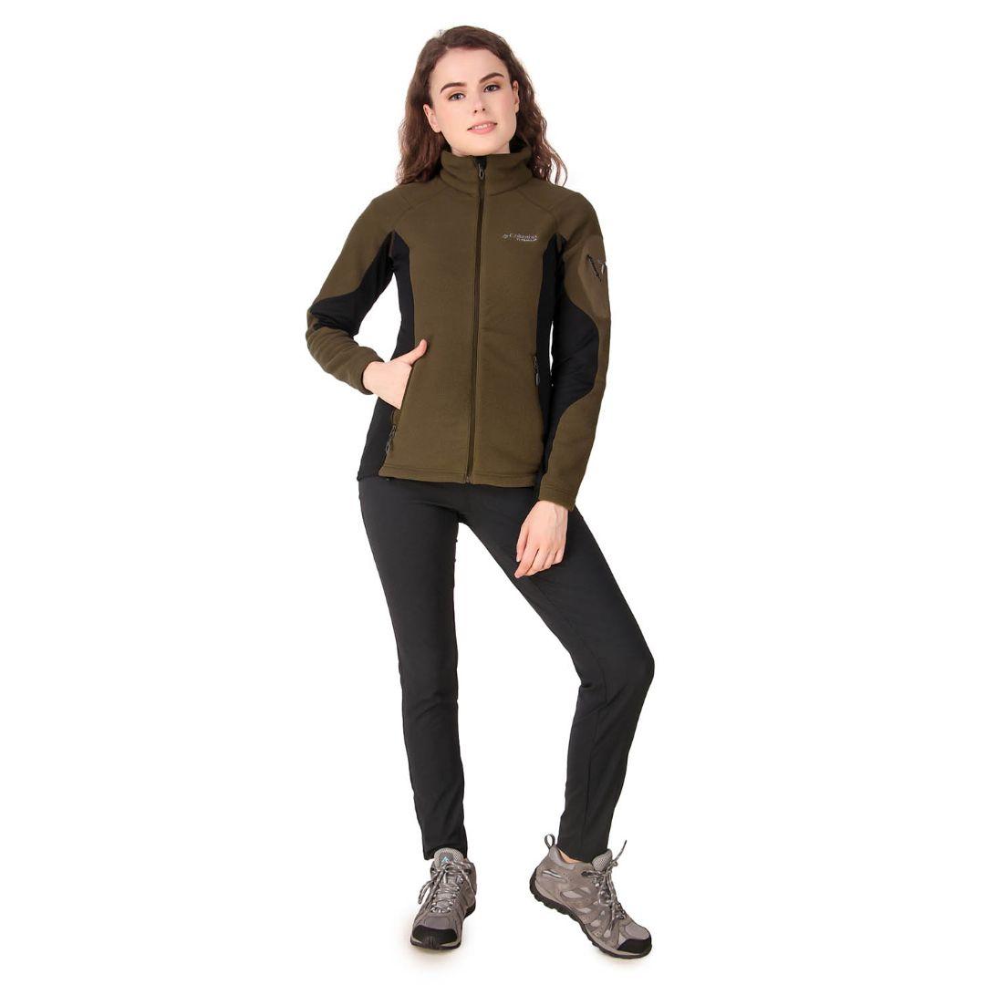 Columbia Women Olive Titan Pass 2.0 II Fleece Jacket