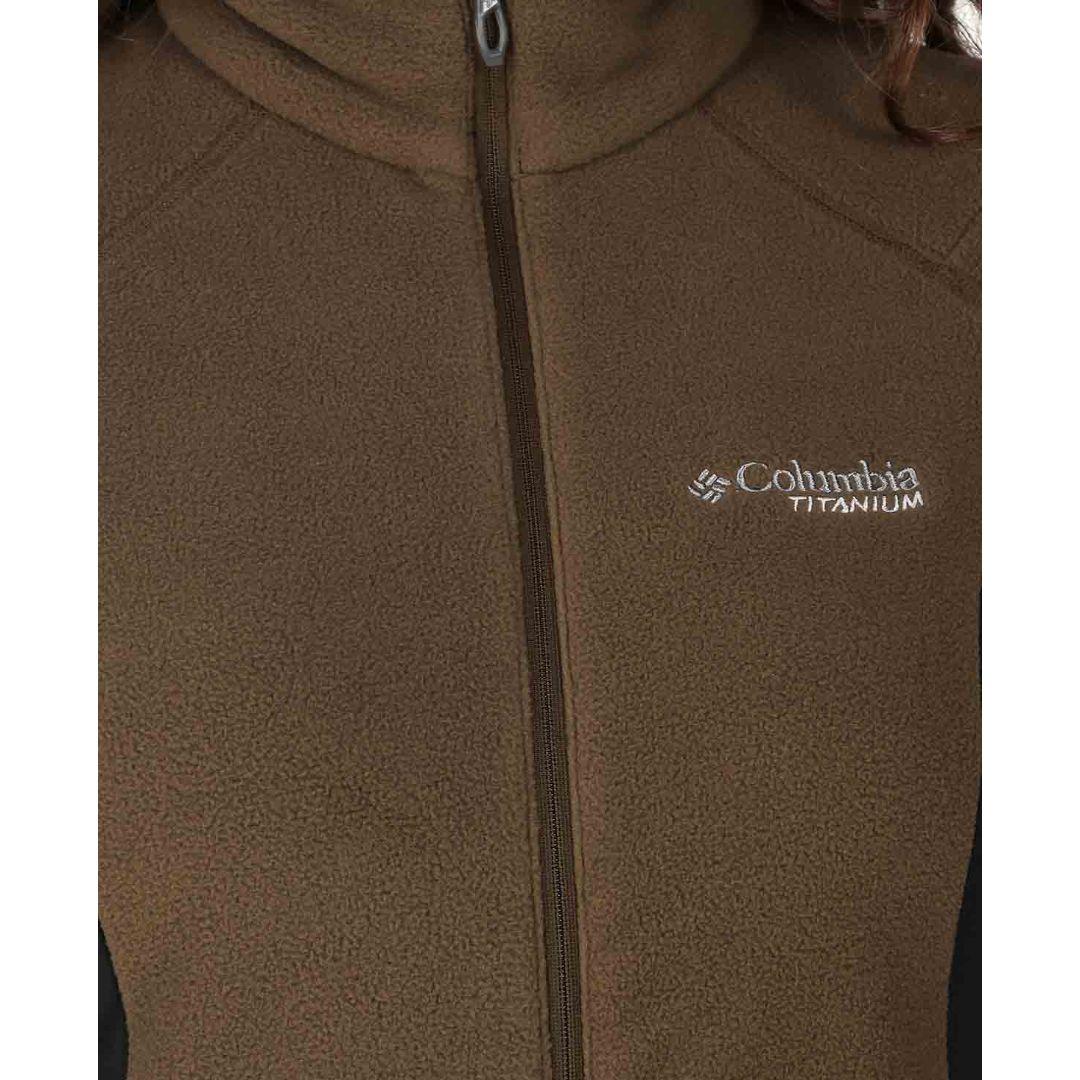 Columbia Women Olive Titan Pass 2.0 II Fleece Jacket