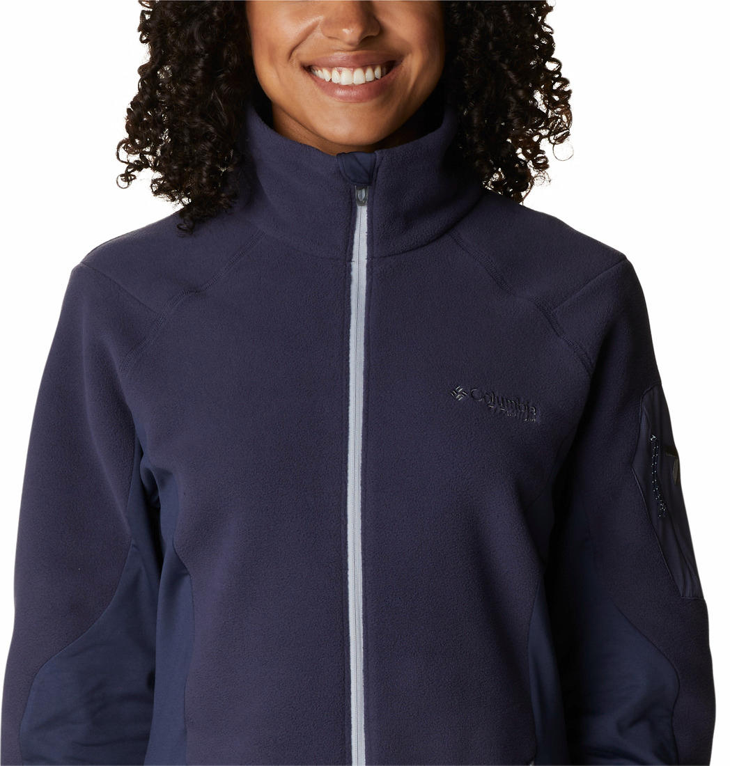 Columbia Women Blue Titan Pass 2.0 II Fleece Jacket
