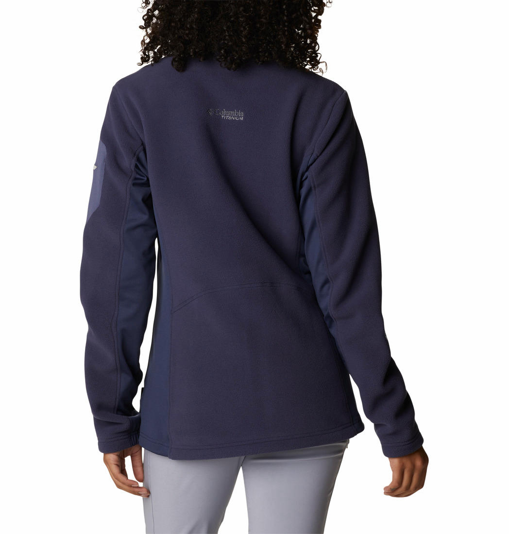 Columbia Women Blue Titan Pass 2.0 II Fleece Jacket