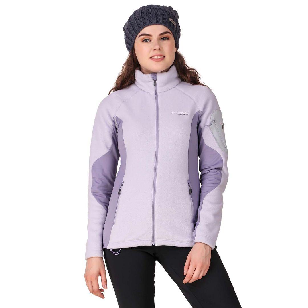 Columbia Women Purple Titan Pass 2.0 II Fleece Jacket