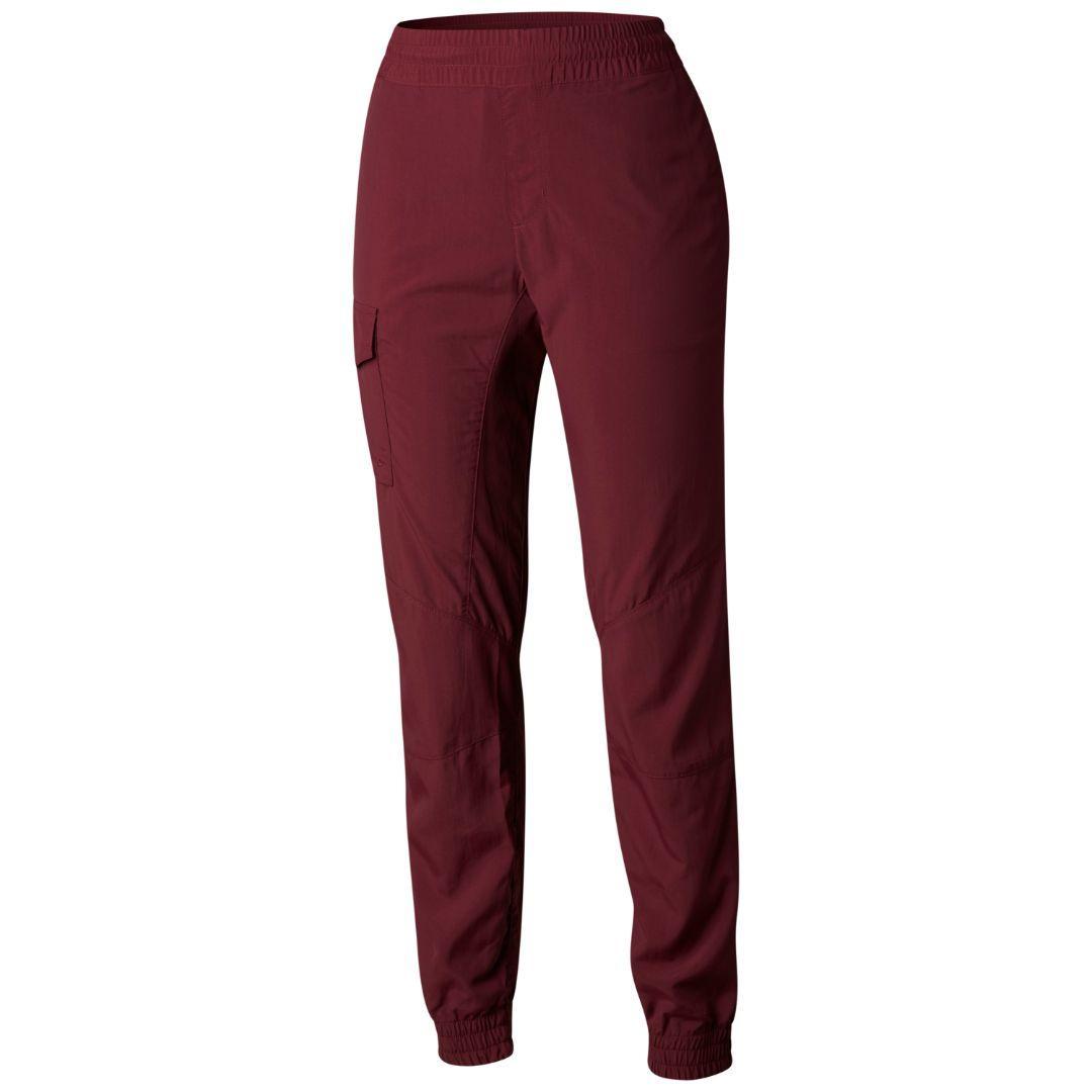 Columbia Women Red Silver Ridge Pull On Pant (Sun Protection)