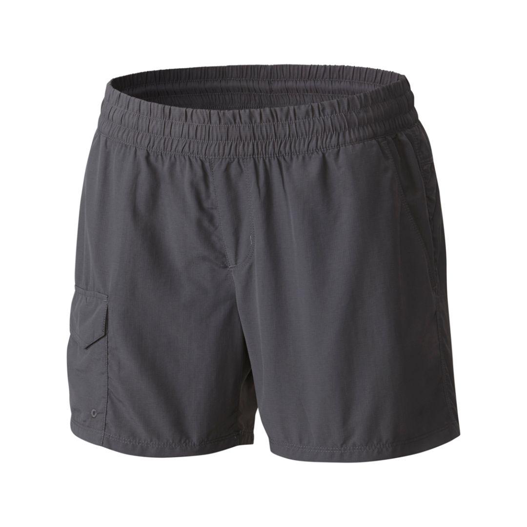 Columbia Women Black Silver Ridge Pull On Short (Sun Protection)