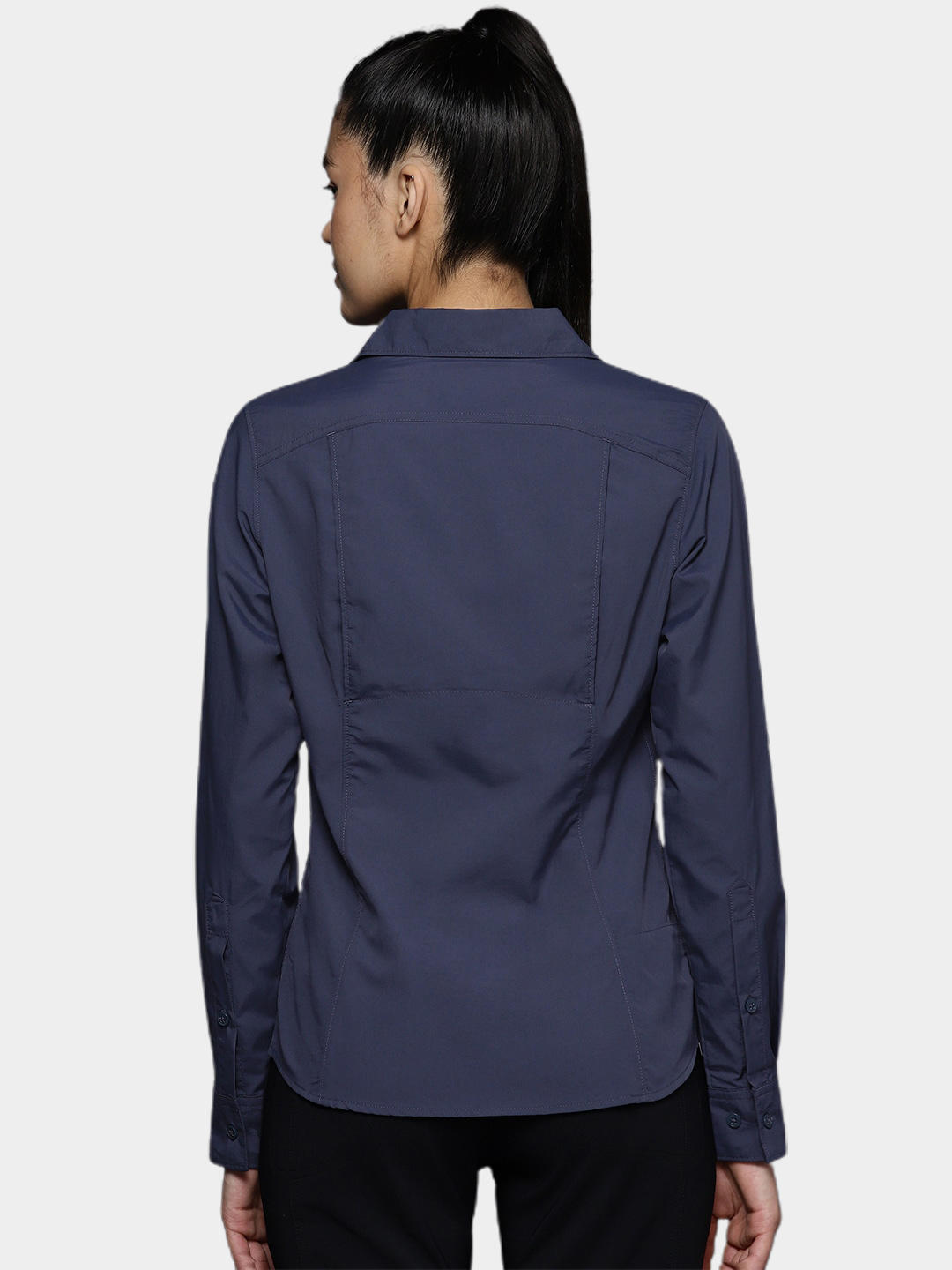 Columbia Women Blue Silver Ridge 2.0 Long Sleeve Shirts