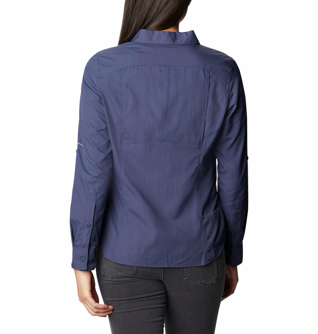 Columbia Women Blue Silver Ridge 2.0 Long Sleeve Shirts