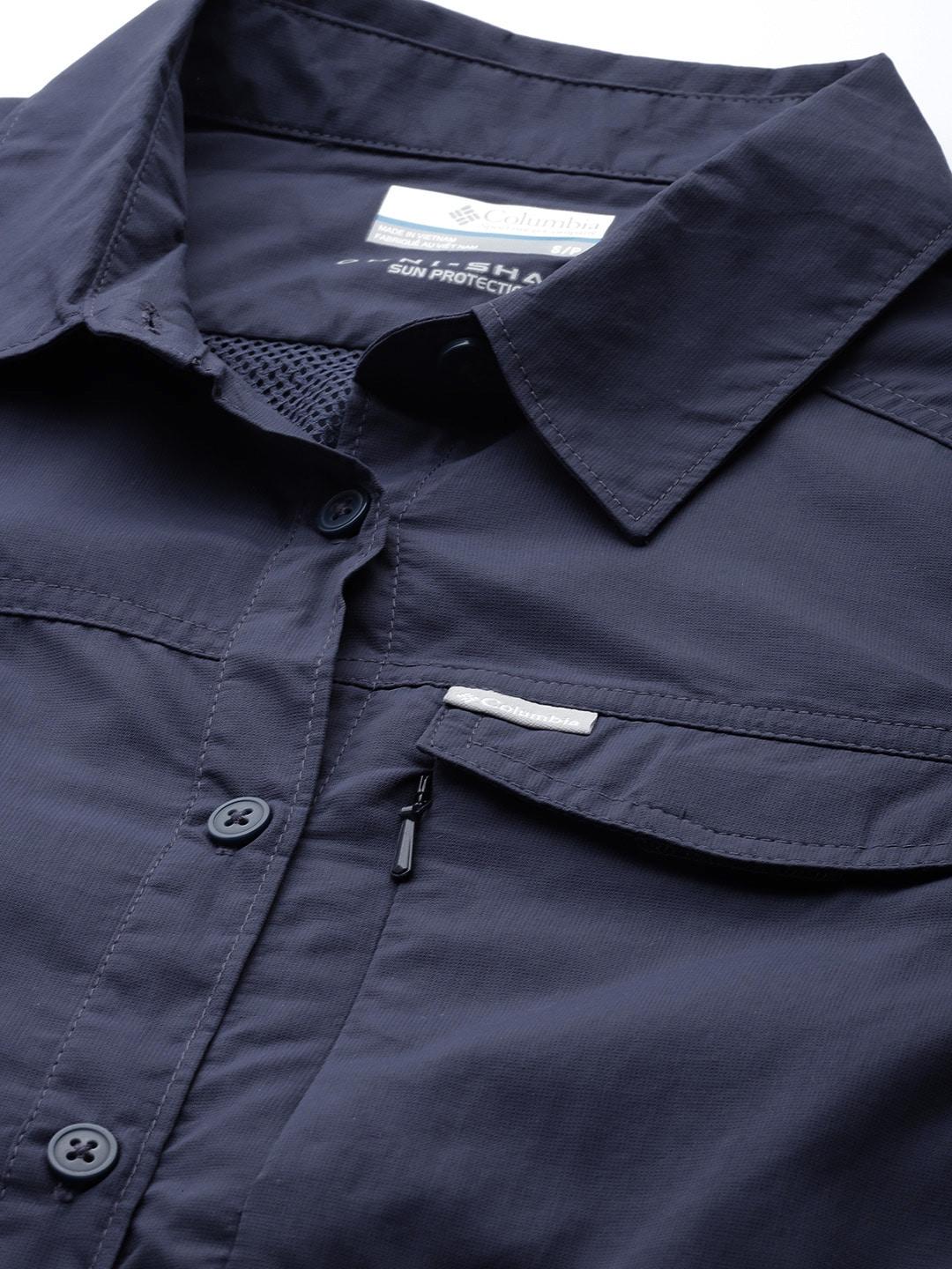 Columbia Women Blue Silver Ridge 2.0 Long Sleeve Shirts