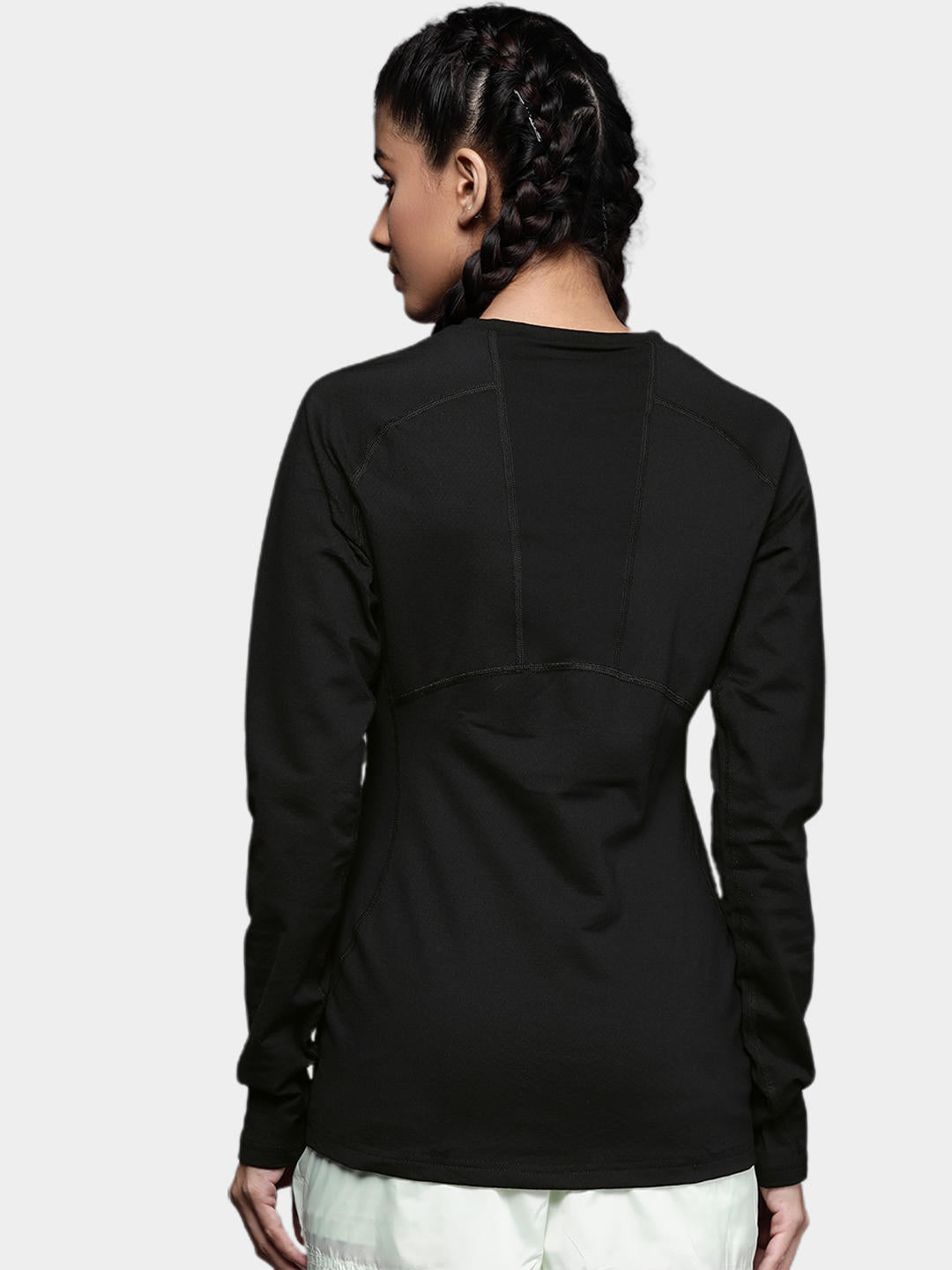 Columbia Women Black W Omni-Heat 3D Knit Crew II (Non Returnable)