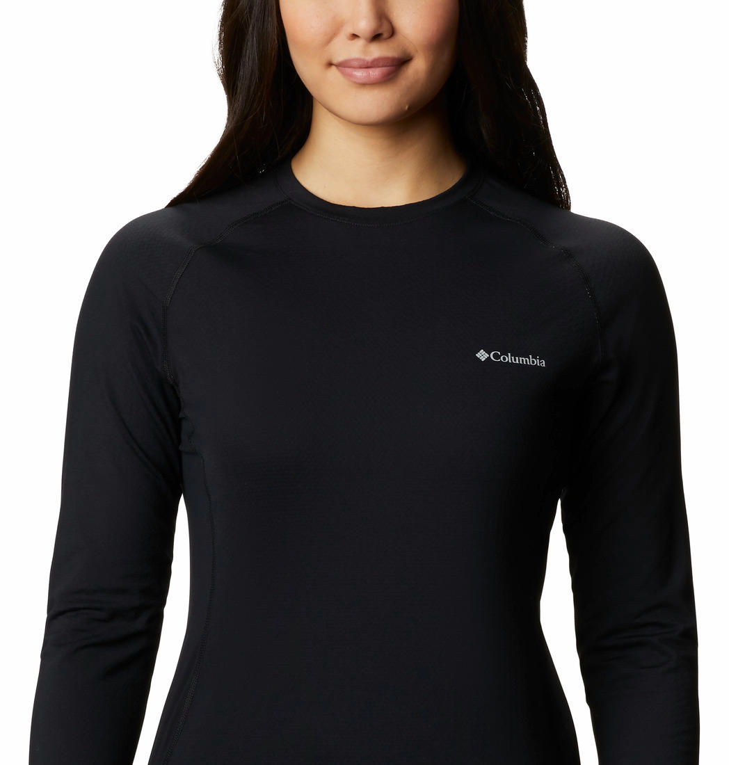 Columbia Women Black W Omni-Heat 3D Knit Crew II (Non Returnable)
