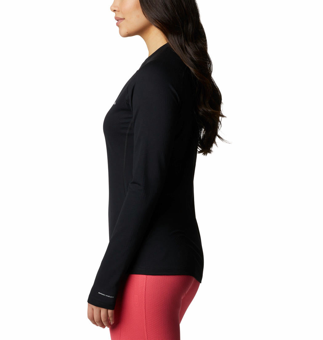 Columbia Women Black W Omni-Heat 3D Knit Crew II (Non Returnable)