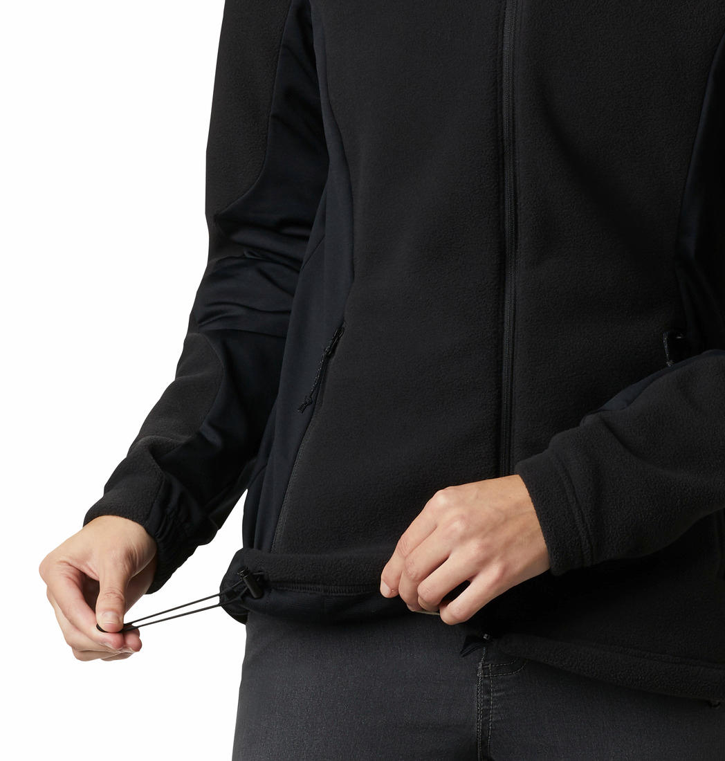 Columbia Women Black W Polar Powder Fleece FZ Fleece Jacket
