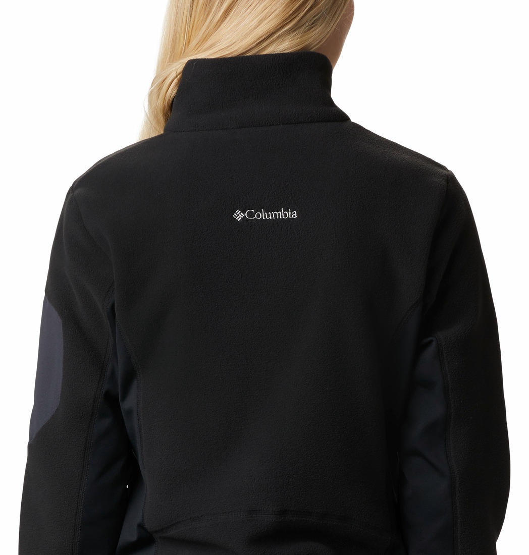 Columbia Women Black W Polar Powder Fleece FZ Fleece Jacket