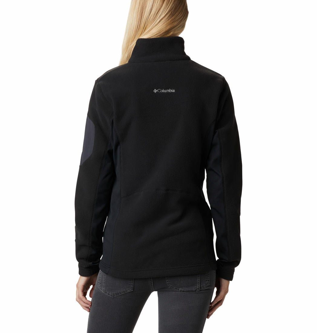 Columbia Women Black W Polar Powder Fleece FZ Fleece Jacket