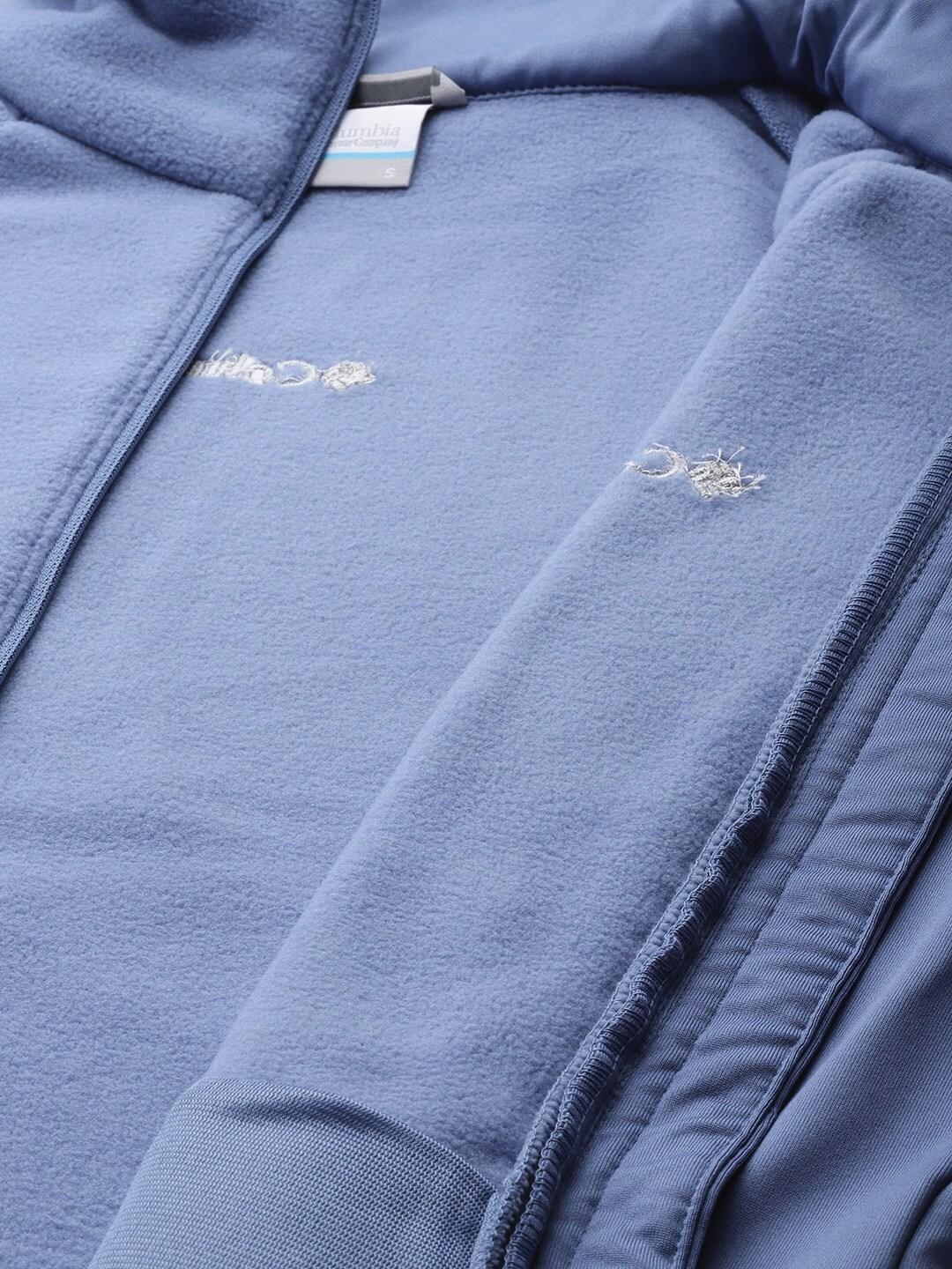 Columbia Women Blue W Polar Powder Fleece FZ Fleece Jacket