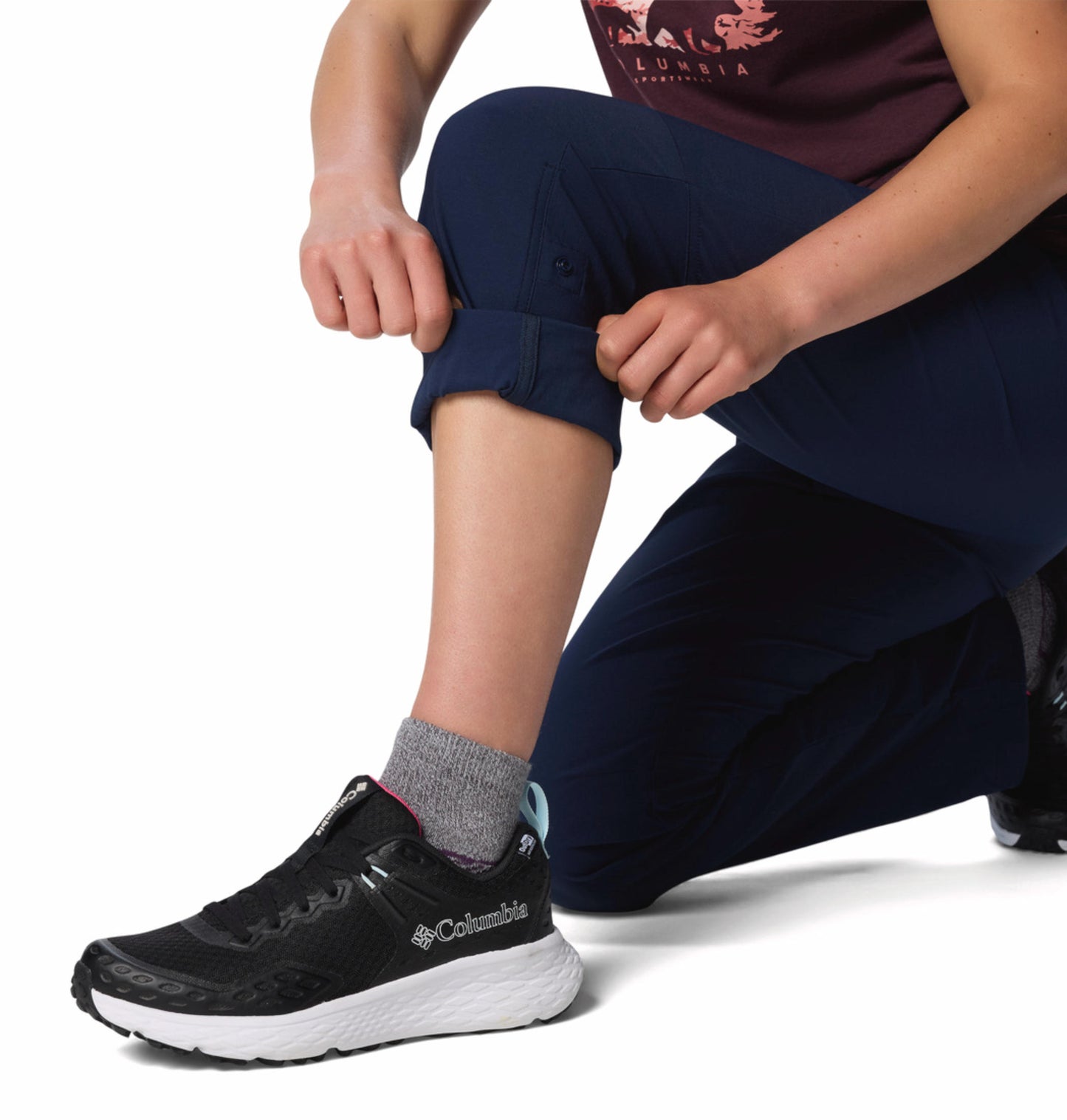 Columbia Womens Navy Blue Omni-Shield Leslie Falls II Pant