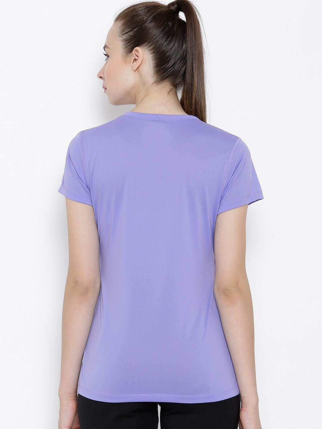 Columbia Women Purple Tech TrekShort Sleeve Shirt