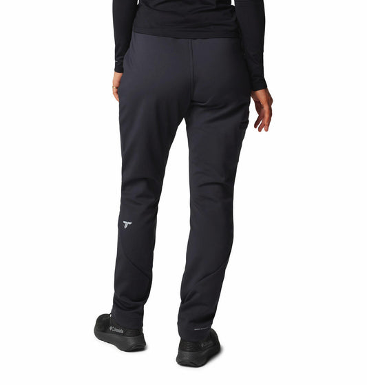 Columbia Womens Black Vast Canyon High-Rise Softshell Pant