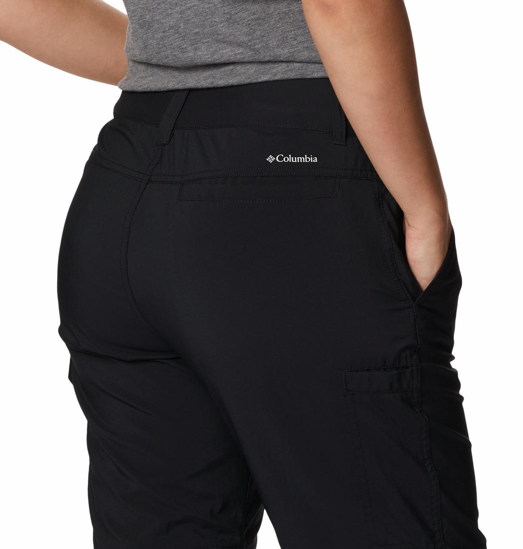 Columbia Womens Black Silver Ridge Utility Convertible Pant