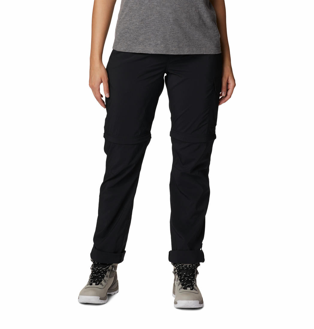 Columbia Womens Black Silver Ridge Utility Convertible Pant