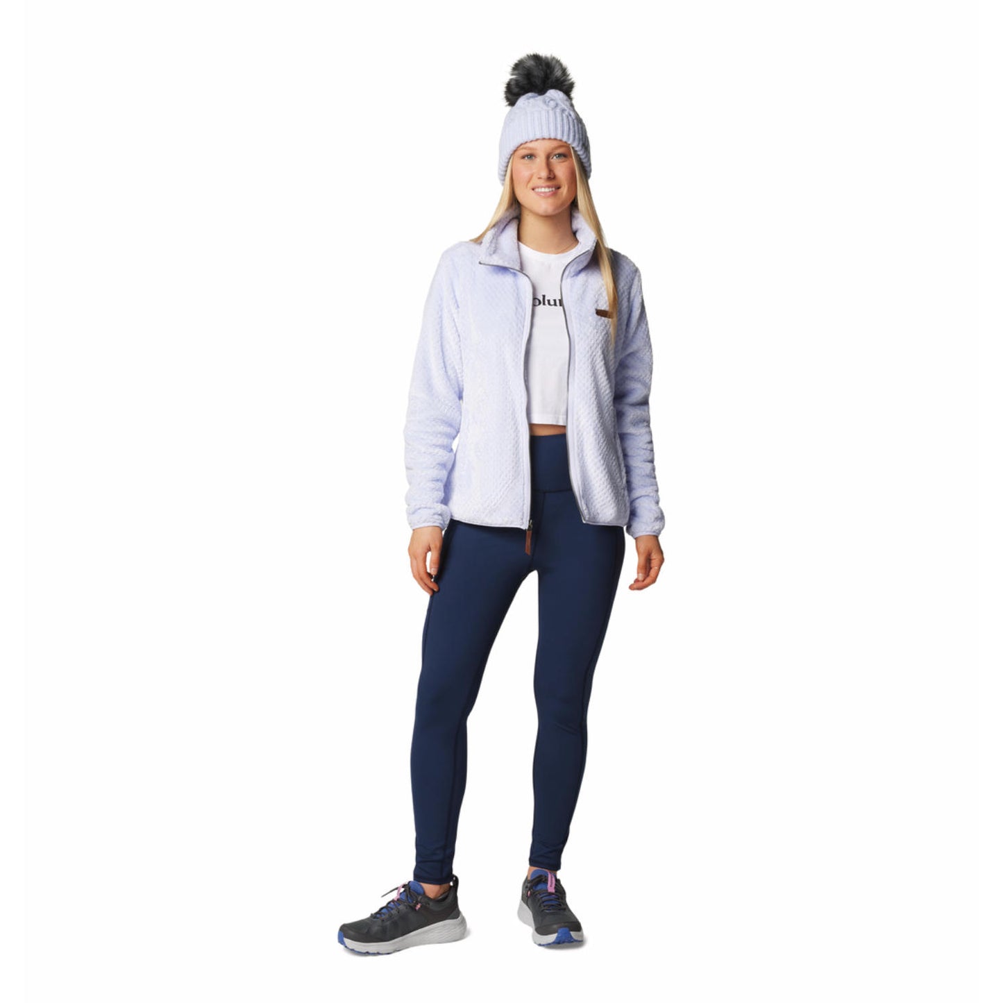 Columbia Women Purple Fire Side II Sherpa FZ