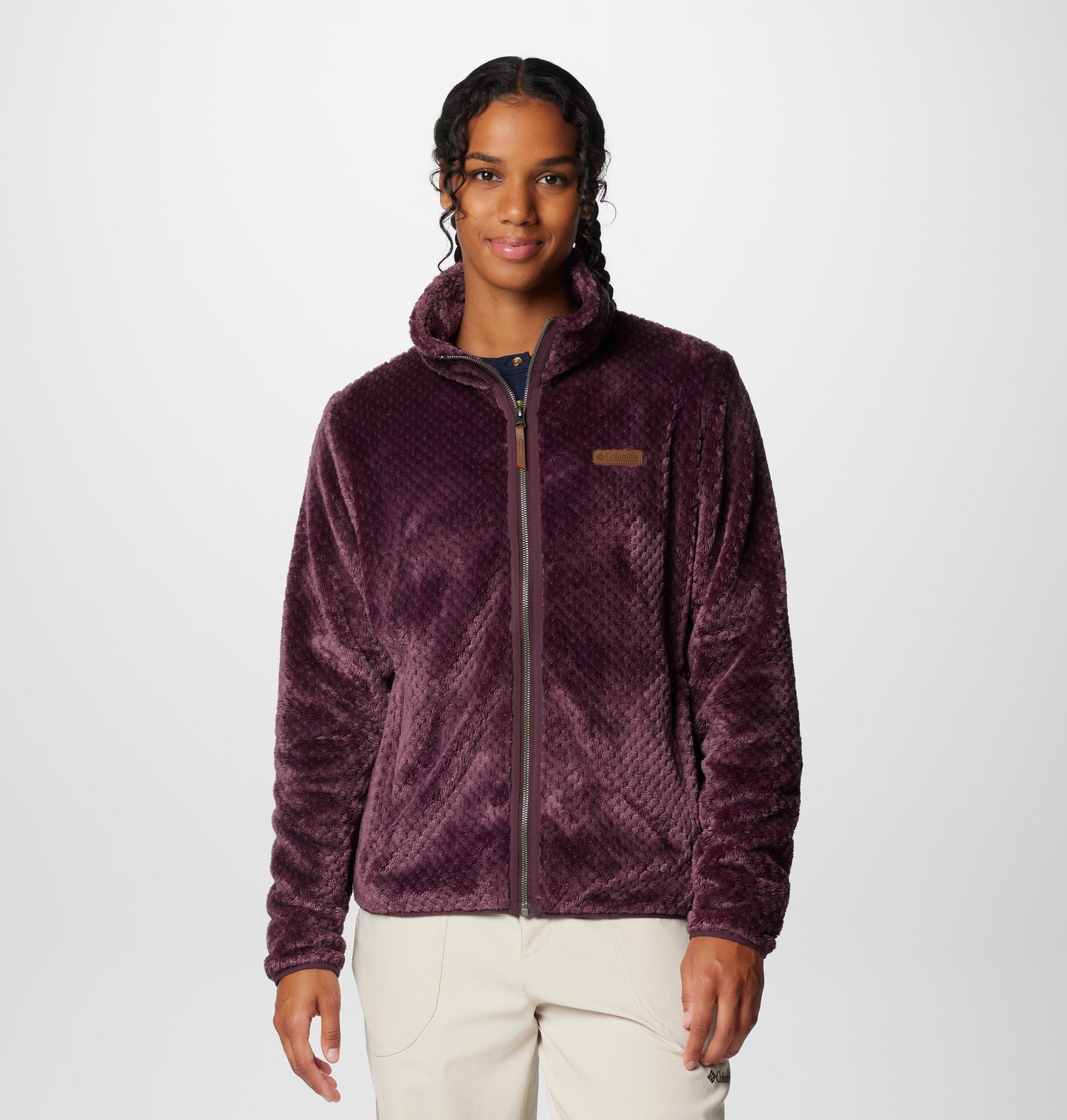 Columbia Women Red Fire Side II Sherpa FZ