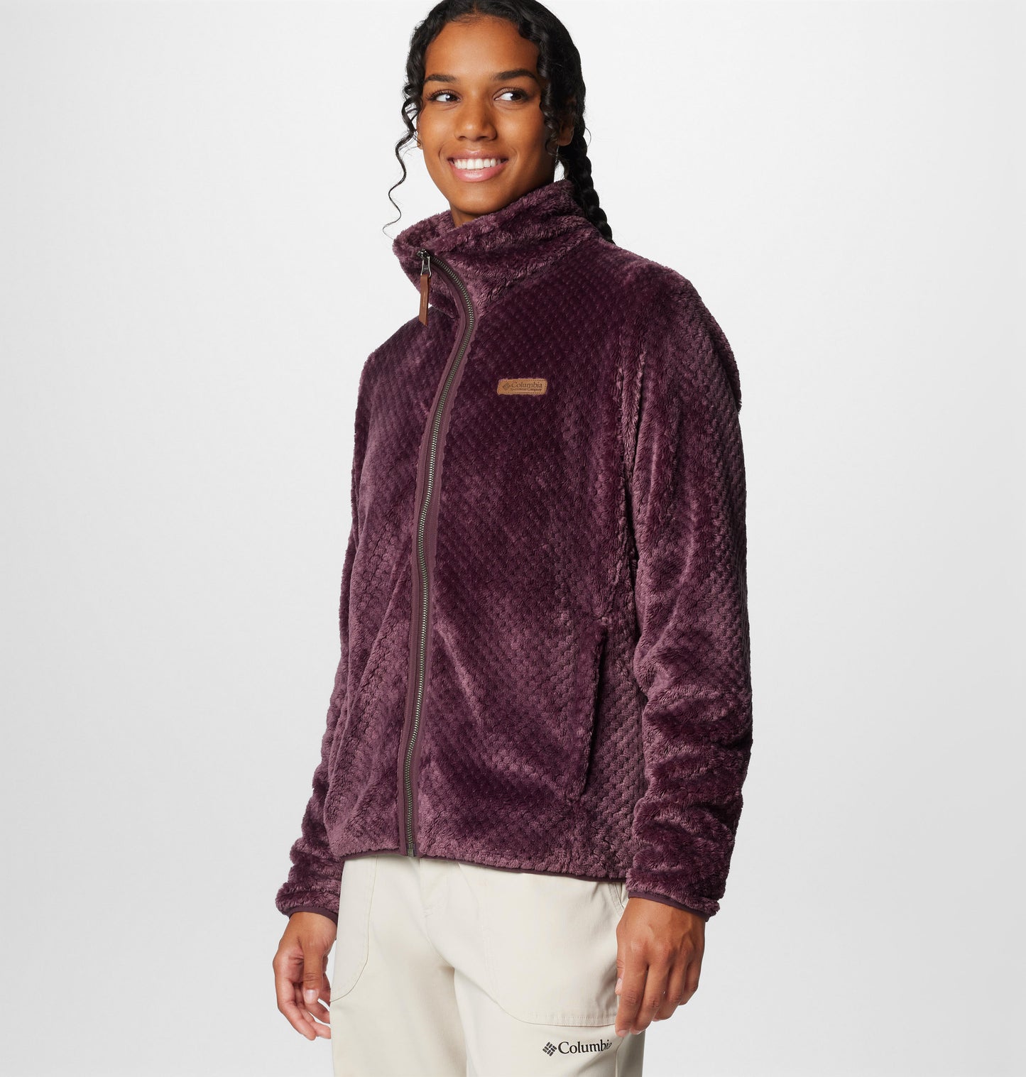 Columbia Women Red Fire Side II Sherpa FZ