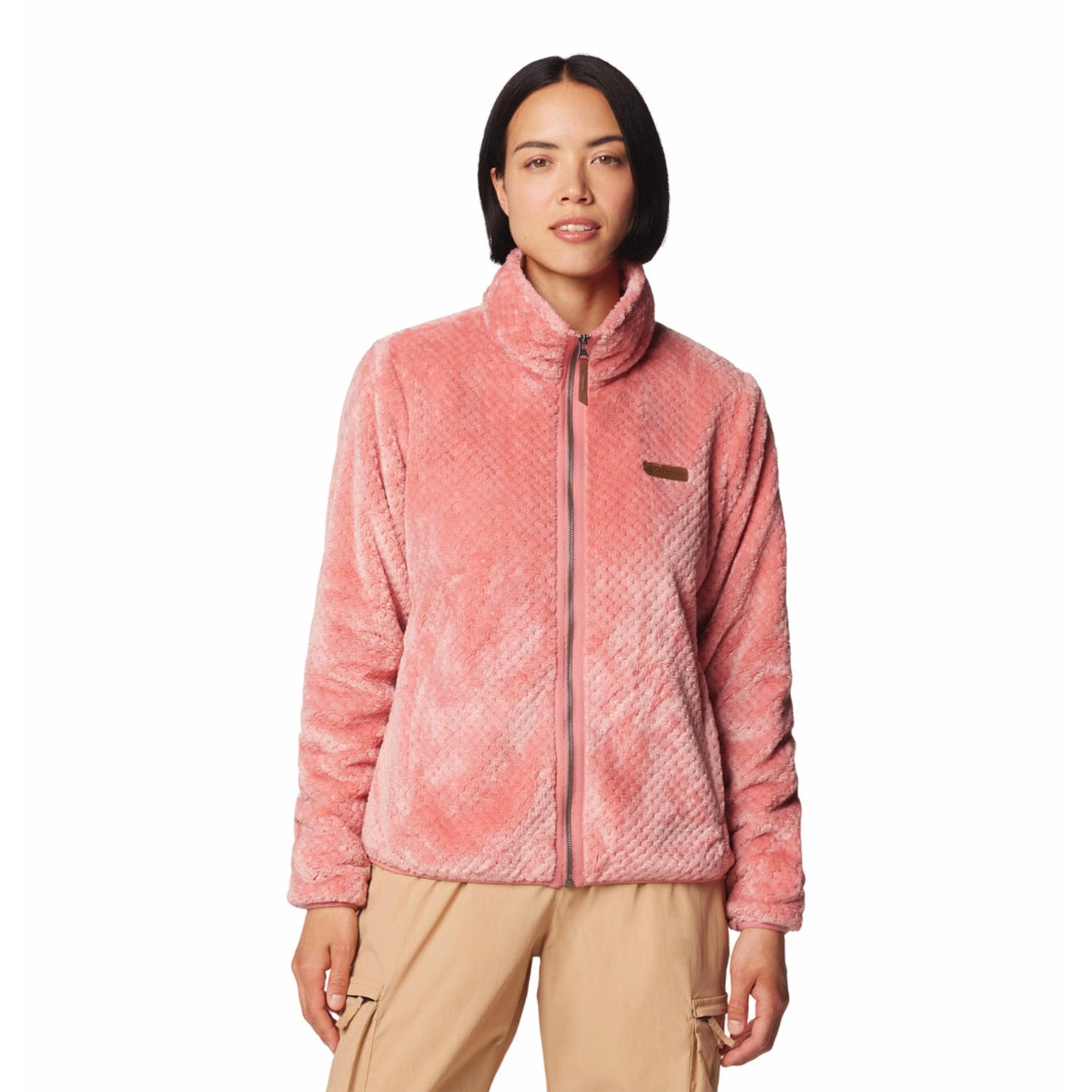 Columbia Womens Red Fire Side II Sherpa FZ Jacket