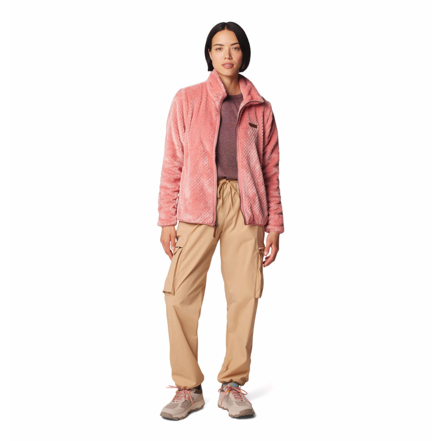 Columbia Womens Red Fire Side II Sherpa FZ Jacket