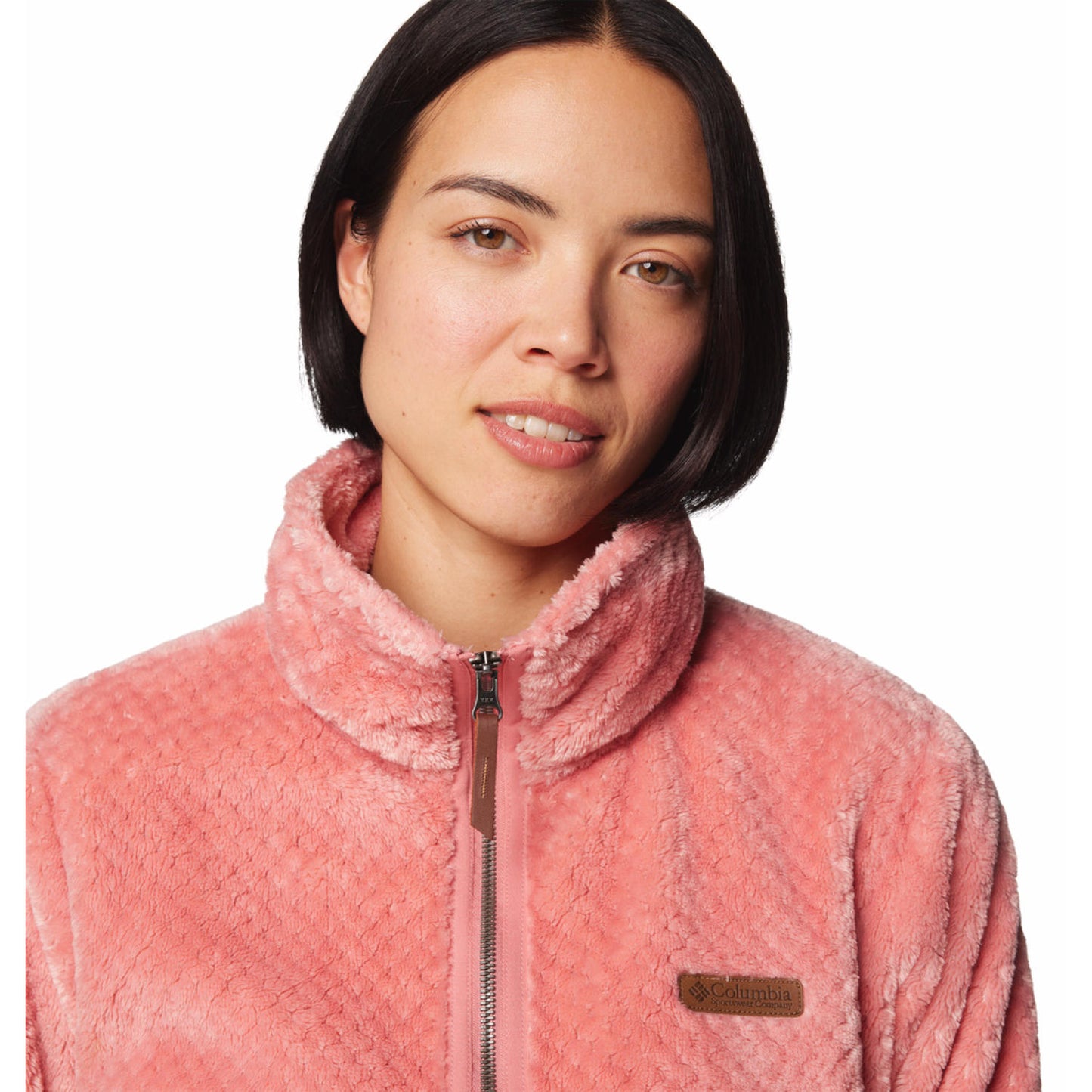 Columbia Womens Red Fire Side II Sherpa FZ Jacket