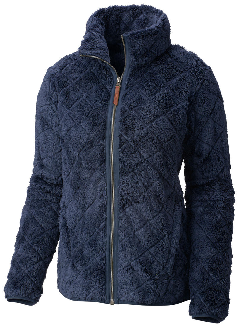 Columbia Women Navy Blue Fire Side Sherpa Full Zip