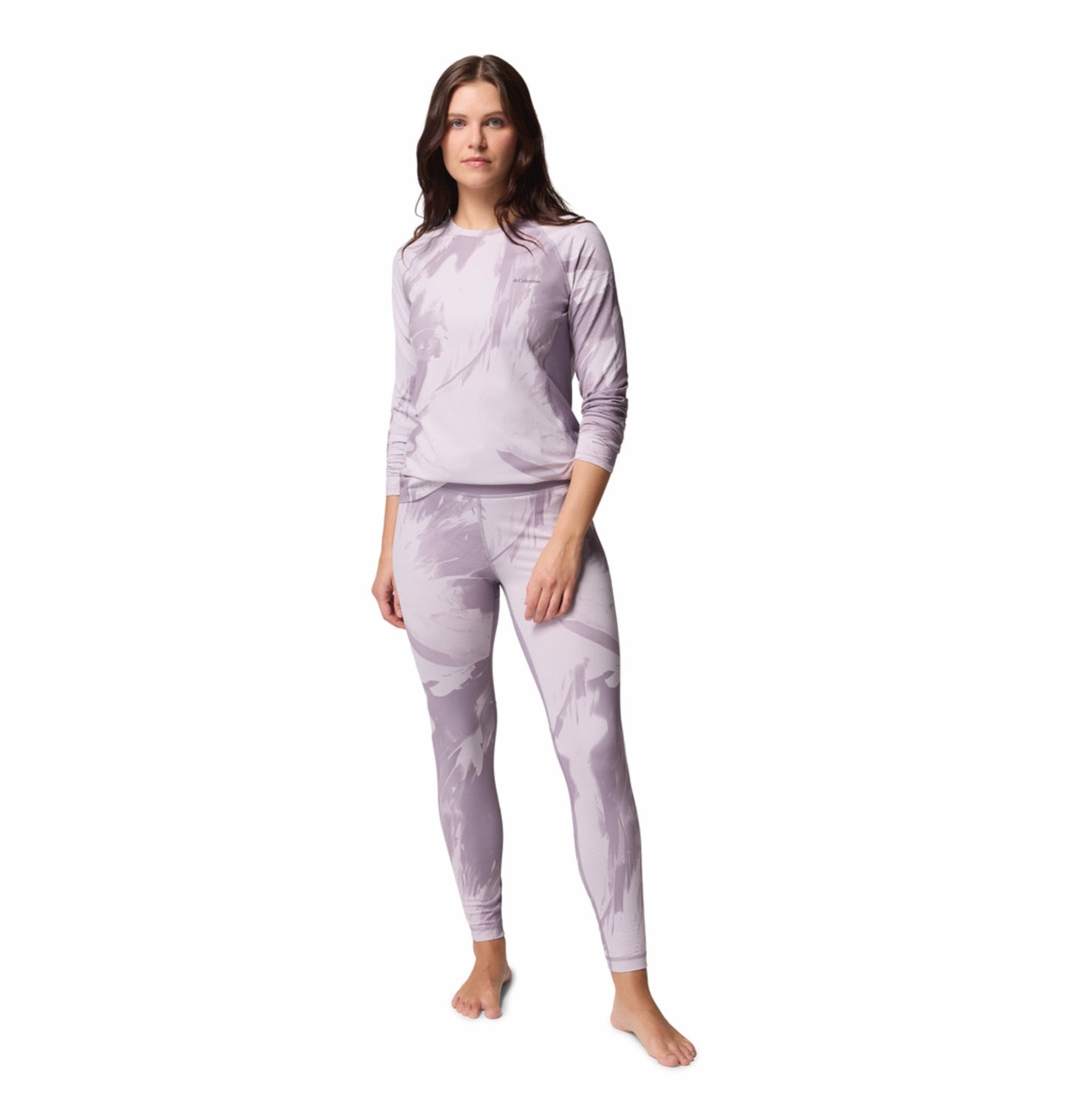 Columbia Women Purple OmniHeat Infinity Crew Thermal Top