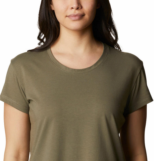 Columbia Women Green Sun Trek SS T-Shirt