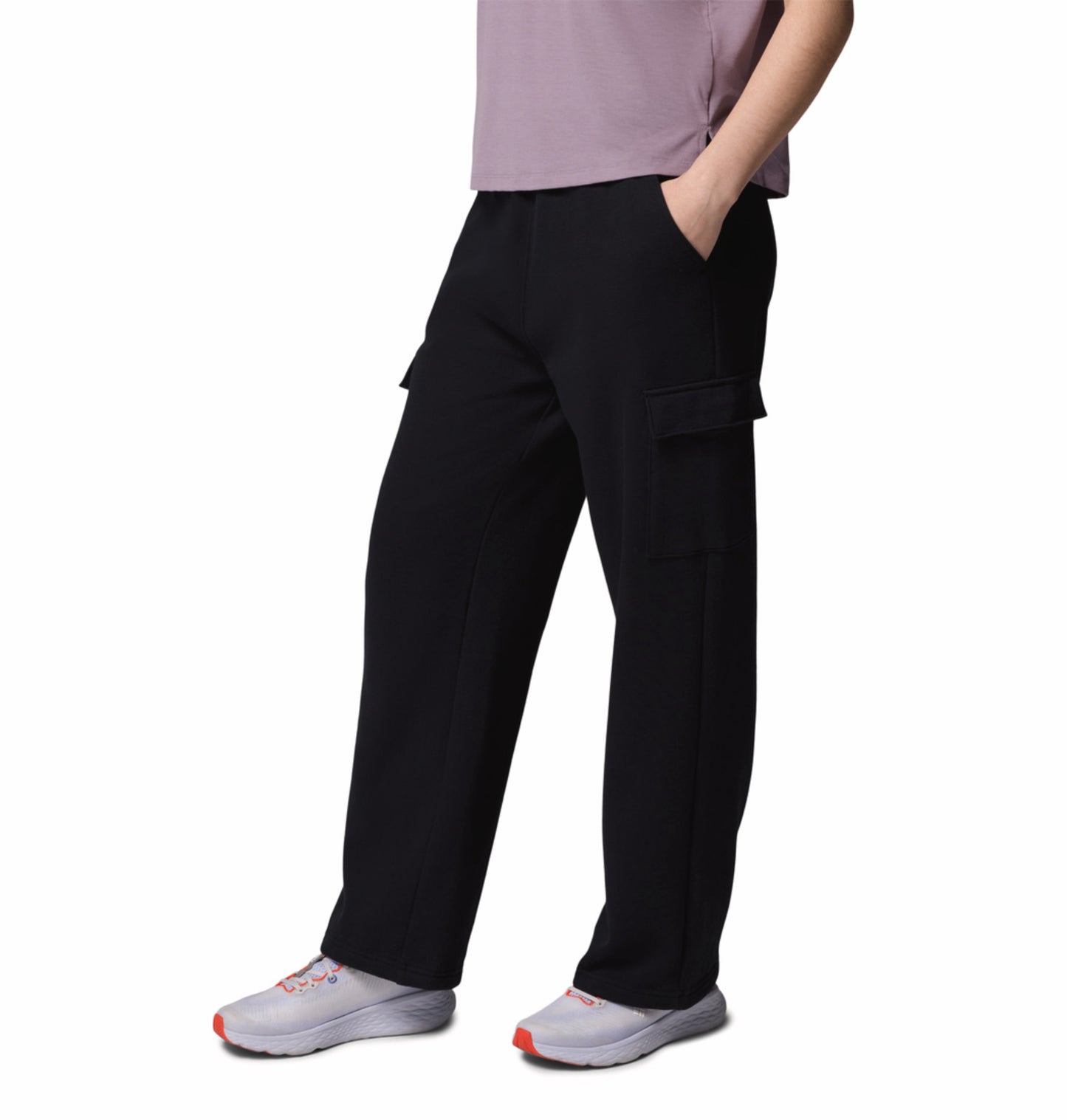 Columbia Women Black Aldermore Fleece Cargo Pant
