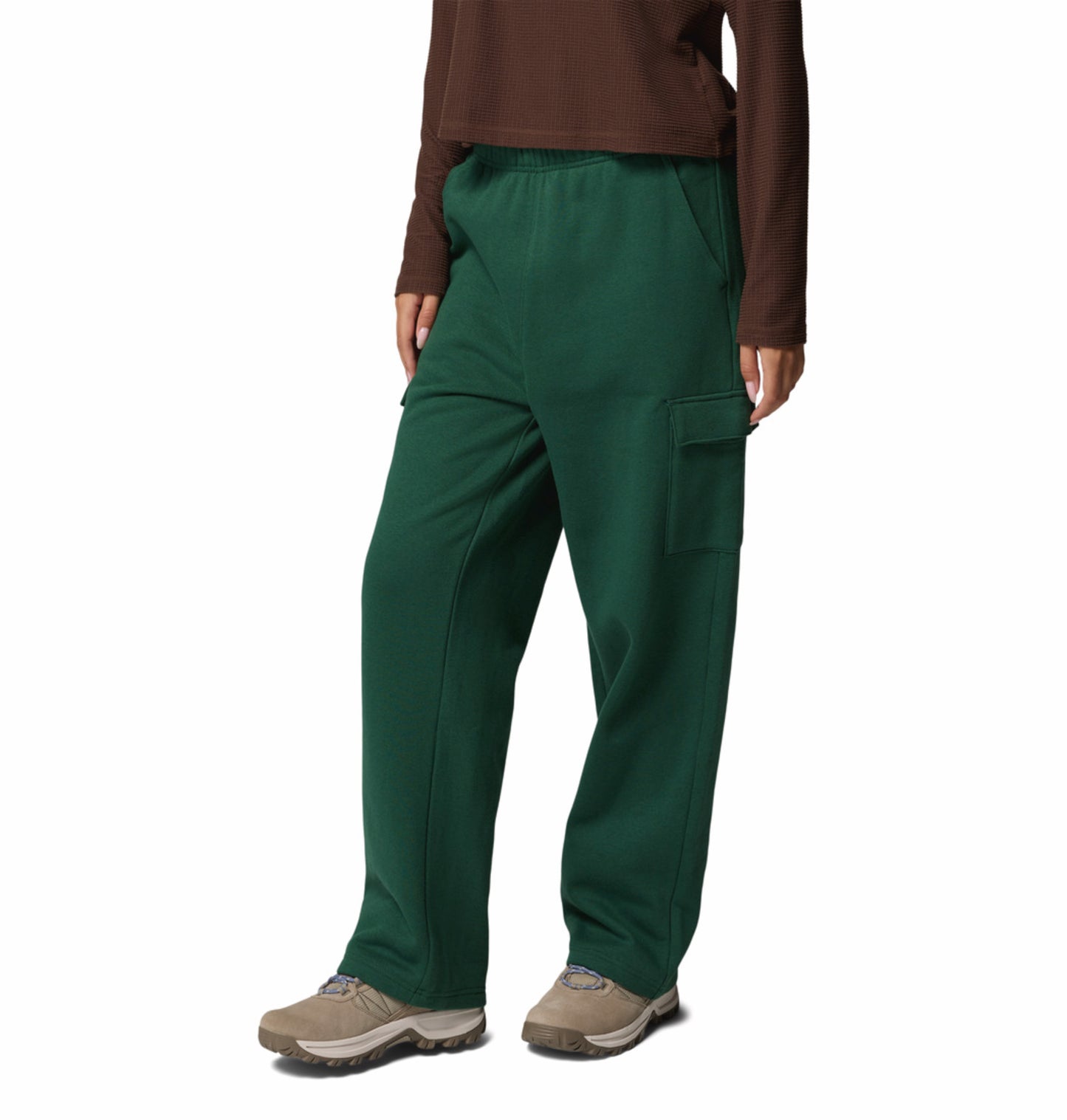 Columbia Women Green Aldermore Fleece Cargo Pant