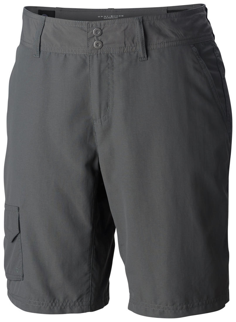 Columbia Women Grey Silver Ridge Short (Sun Protection)