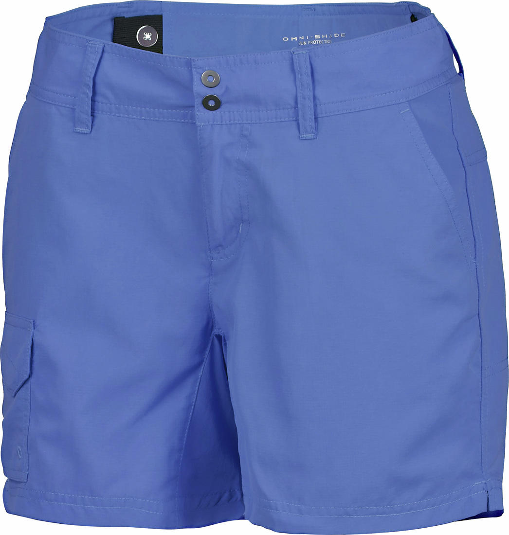Columbia Women Blue Silver Ridge Short (Sun Protection)