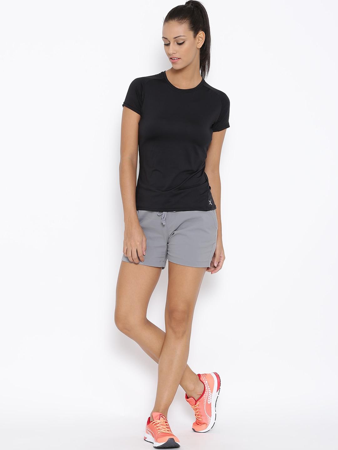 Columbia Women Grey Anytime Outdoor Short (Sun Protection)