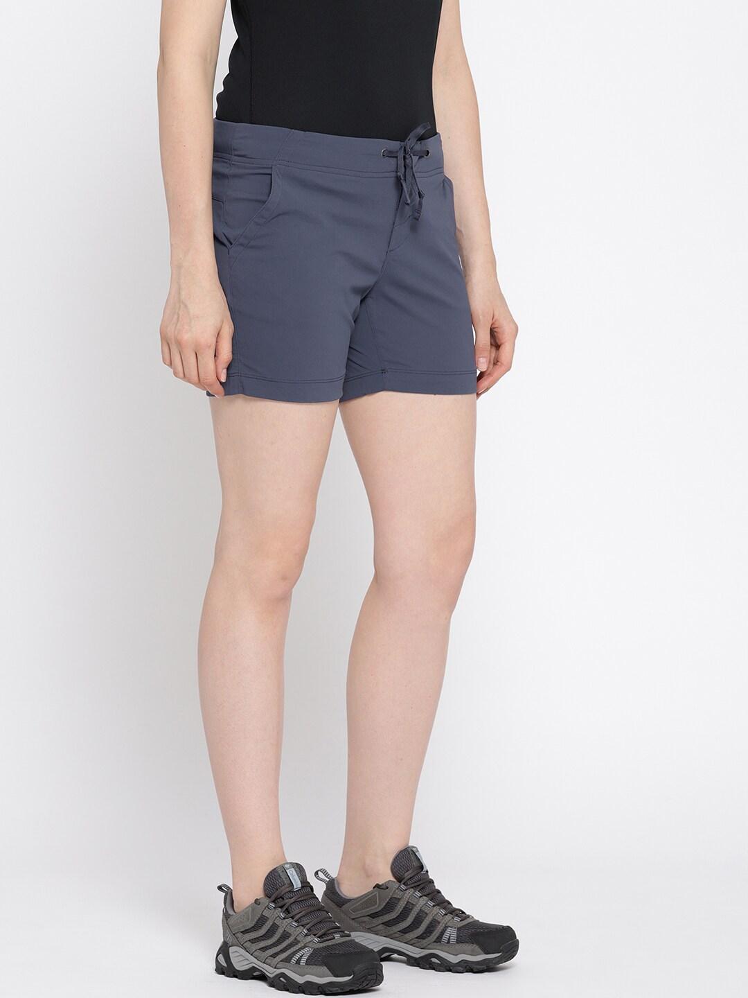 Columbia Women Navy Blue Anytime Outdoor Short (Sun Protection)