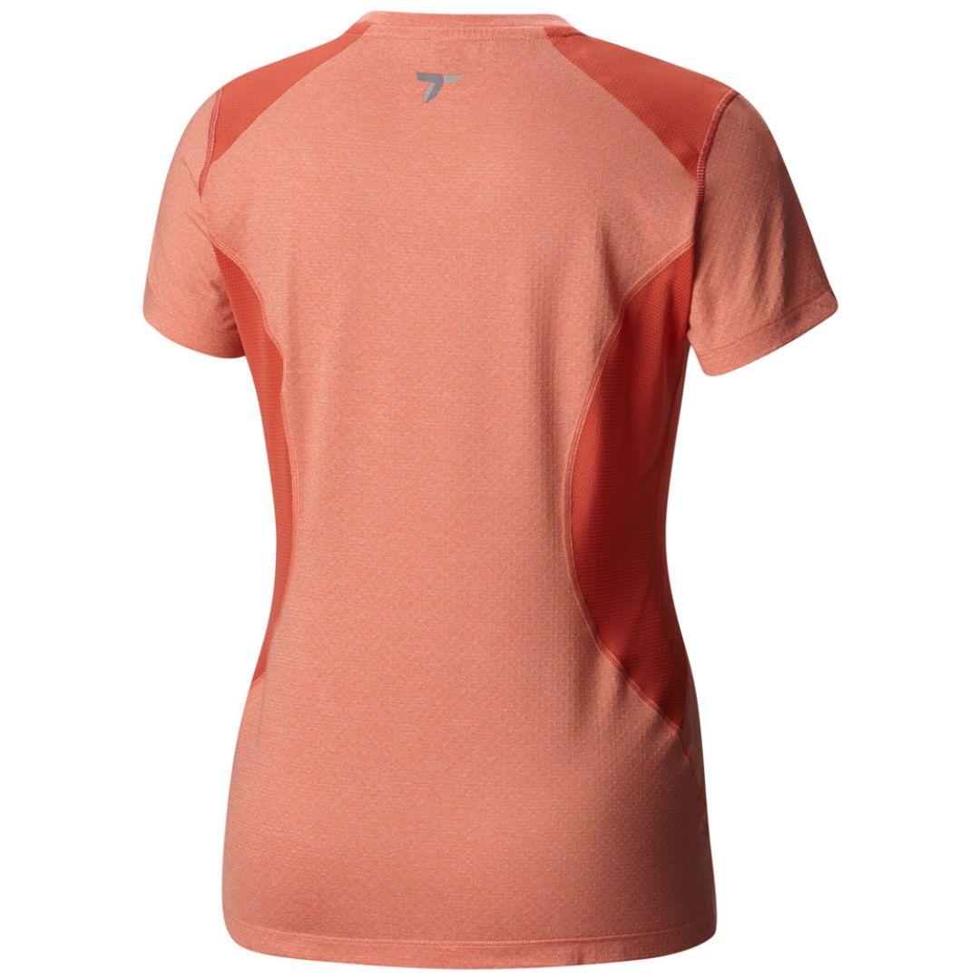 Columbia Women Peach Titan Ice Short Sleeve Shirt