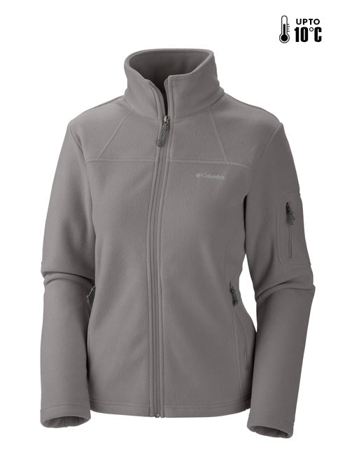 Columbia Women Black Fast Trek II Full Zip Fleece Jacket