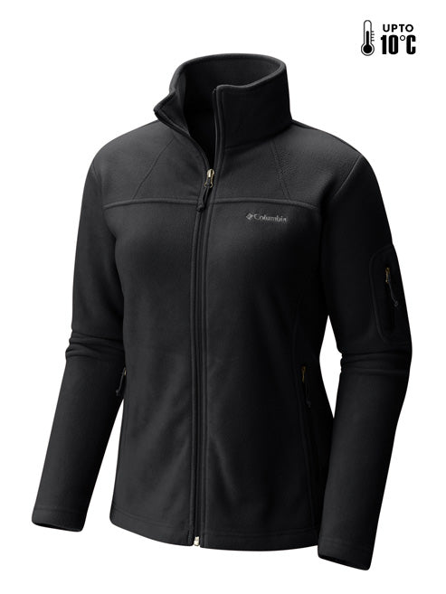 Columbia Women Black Fast Trek II Fleece Jacket