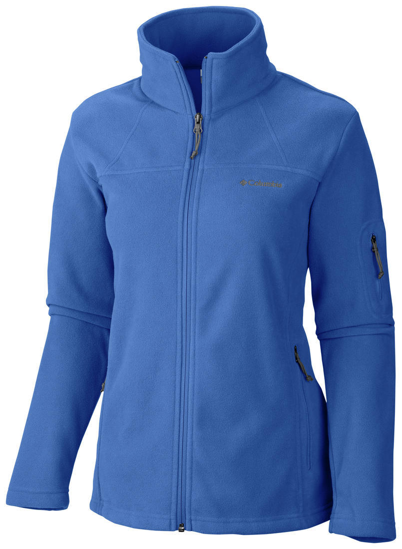 Columbia Women Blue Fast Trek II Full Zip Fleece Jacket