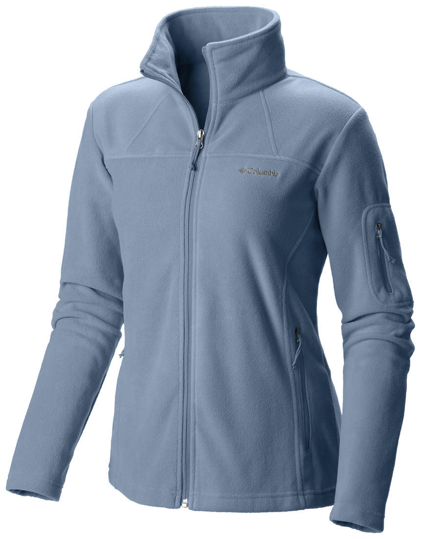 Columbia Women Blue Fast Trek II Full Zip Fleece Jacket