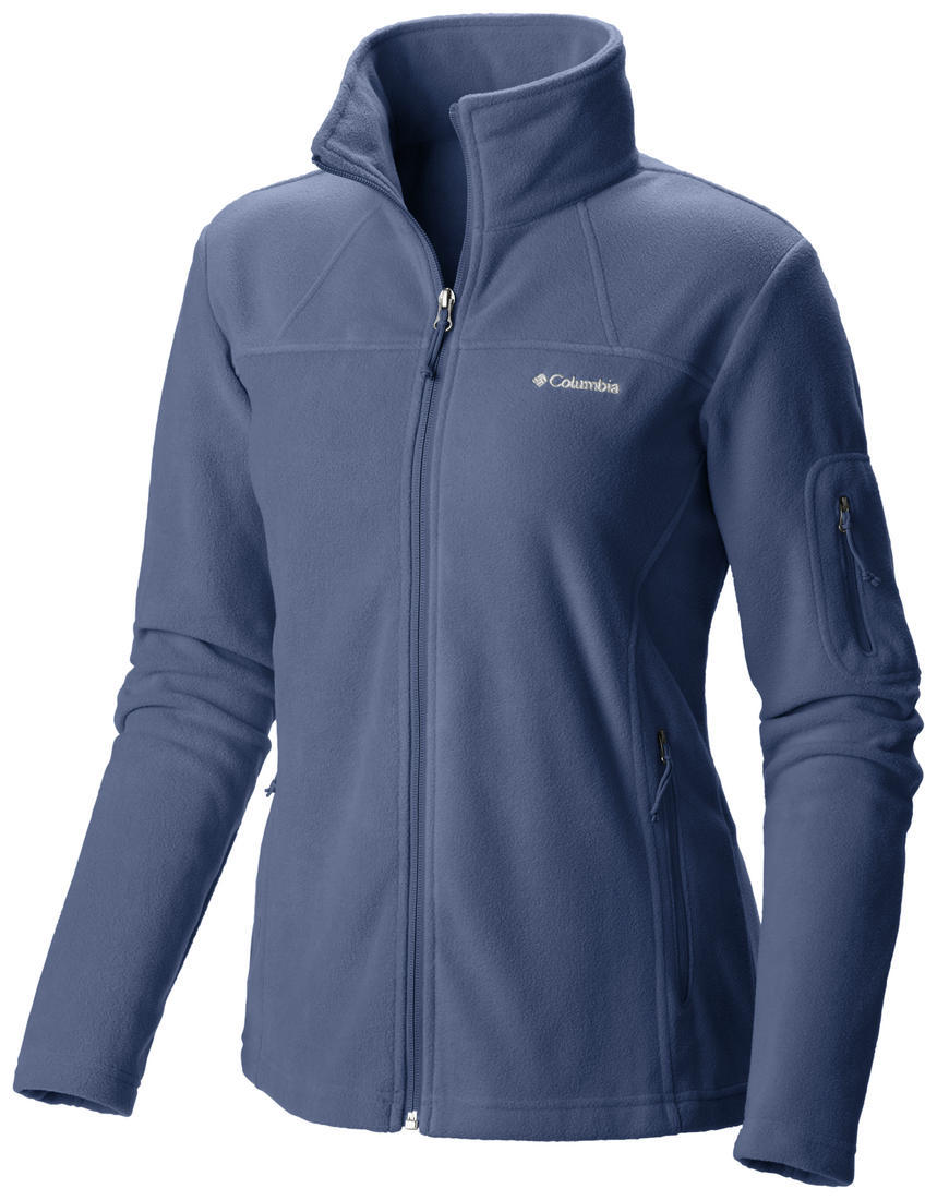 Columbia Women Purple Fast Trek II Full Zip Fleece Jacket