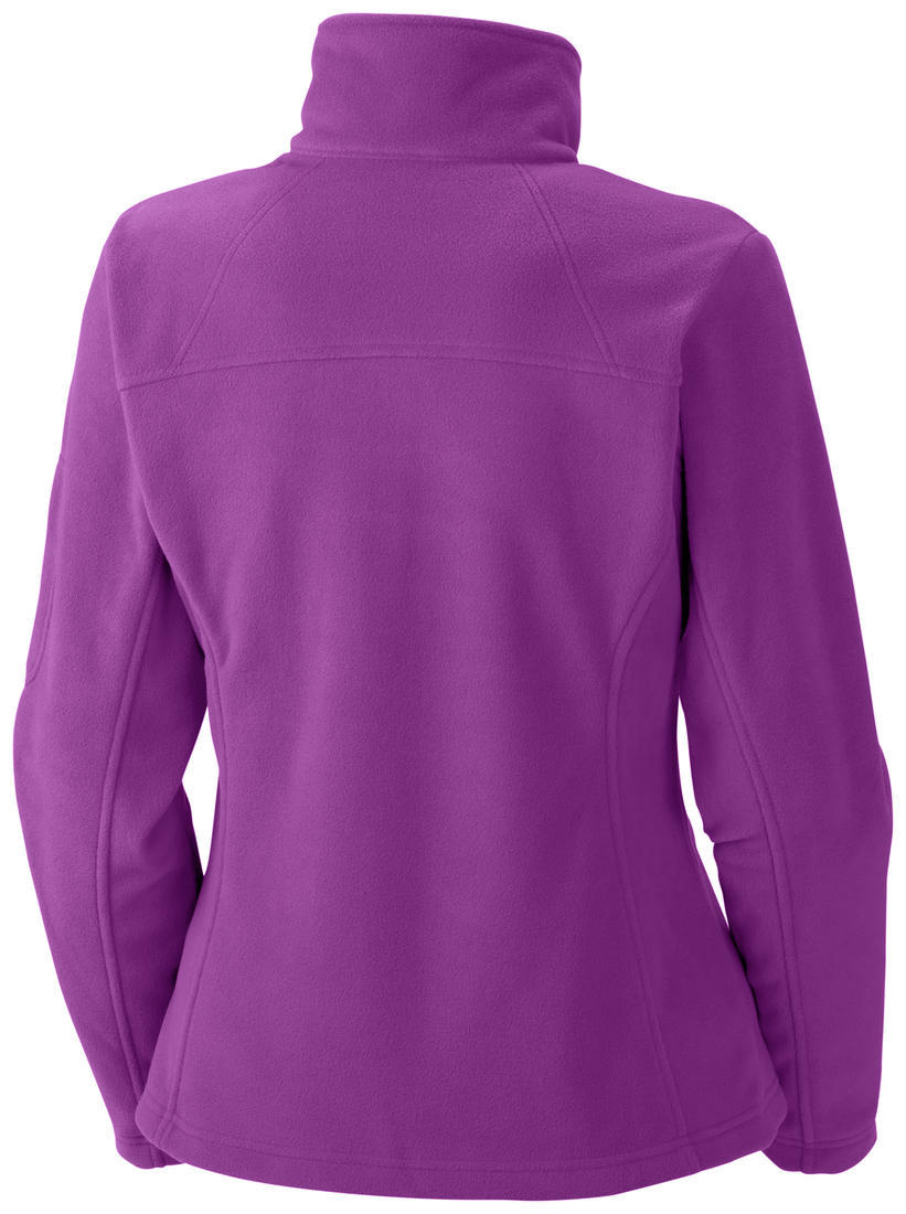 Columbia Women Purple Fast Trek II Full Zip Fleece Jacket