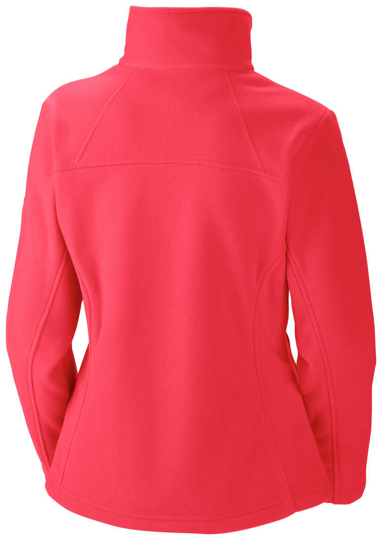 Columbia Women Red Fast Trek II Full Zip Fleece Jacket