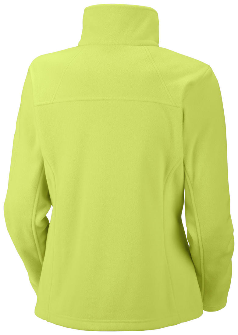 Columbia Women Yellow Fast Trek II Full Zip Fleece Jacket